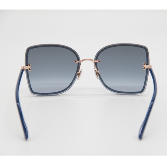NEW JIMMY CHOO SUNGLASSES JIMMY CHOO LETI/S LKS BLUE WOMEN’S EYEWEAR JIMMY CHOO - Picture 7 of 11